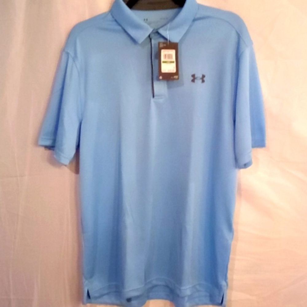 Under Armour Tech Polo Light Blue Size L